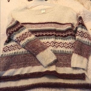 Fuzzy and soft holiday sweater